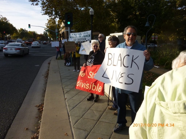 We Stand Indivisible Rally, Mountain View, October 20, 2017